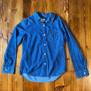 Kid’s Denim Button Up